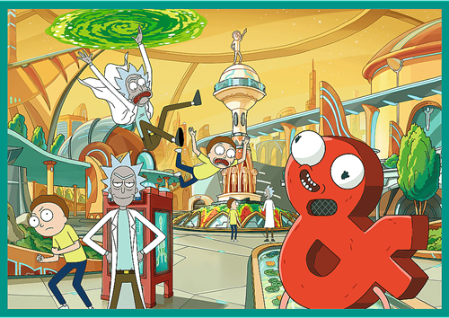 Trefl 4x250 - The twisted world of Rick and Morty / Warner Rick and Morty_FSC Mix 70%-3