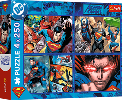 Trefl 4x250 - The Courage of Superman / Warner Superman_FSC Mix 70%