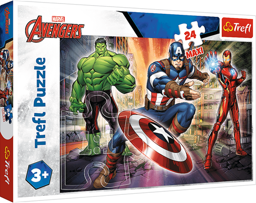 Trefl 24M - In the world of Avengers / Disney Marvel The Ave