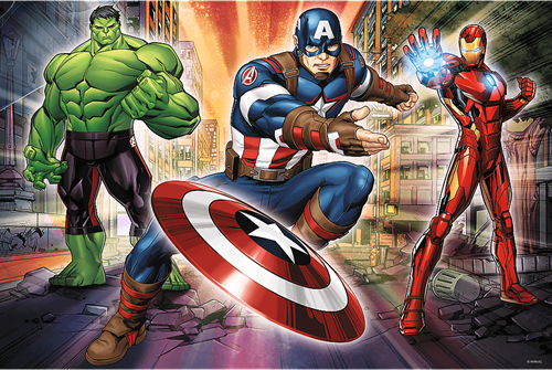 Trefl 24M - In the world of Avengers / Disney Marvel The Ave-2