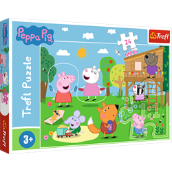 Trefl 24M - Fun in the grass / Peppa Pig