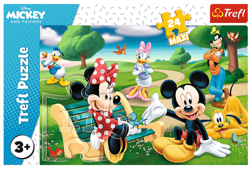 Trefl 24M - Mickey Mouse among friends / Disney Standard Cha-3