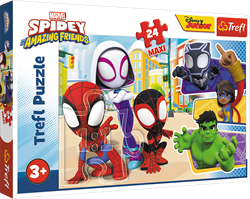 Trefl 24 Maxi - Spidey and his friends / Spidey and his amazing friends