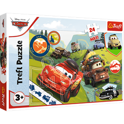 Trefl 24M - Happy cars / Disney Cars 3