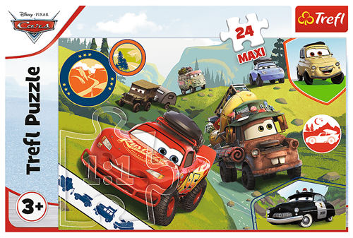 Trefl 24M - Happy cars / Disney Cars 3-3
