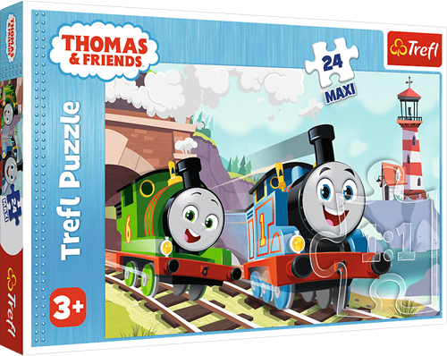 Trefl 24 Maxi - Tom and Percy on the tracks / Thomas and Friends