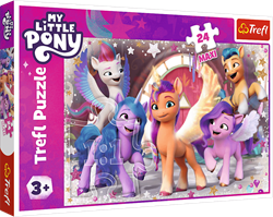 Trefl 24 Maxi - A happy day of Ponies / Hasbro, My Little Pony