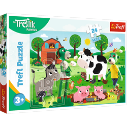Trefl 24 Maxi - Trefliks on the farm / KAZSTUDIO SA The Treflik Family