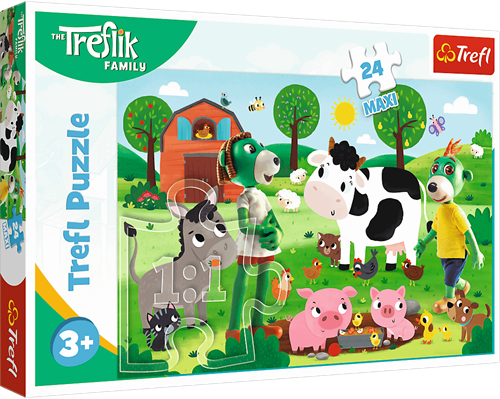 Trefl 24 Maxi - Trefliks on the farm / KAZSTUDIO SA The Treflik Family
