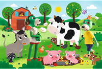 Trefl 24 Maxi - Trefliks on the farm / KAZSTUDIO SA The Treflik Family-2