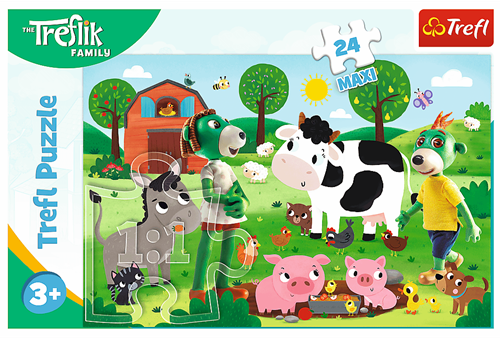 Trefl 24 Maxi - Trefliks on the farm / KAZSTUDIO SA The Treflik Family-3
