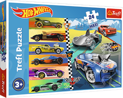 Trefl 24 Maxi - Fast Hot Wheels / Mattel Hot Wheels