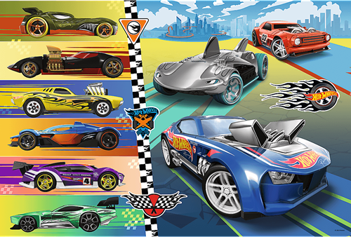 Trefl 24 Maxi - Fast Hot Wheels / Mattel Hot Wheels-2