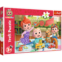 Trefl 24 Maxi - Cocomelon, ready for an adventure / Moonbug Cocomelon