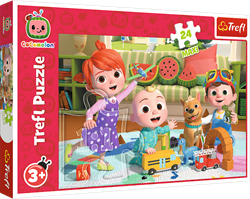 Trefl 24 Maxi - Cocomelon, ready for an adventure / Moonbug Cocomelon