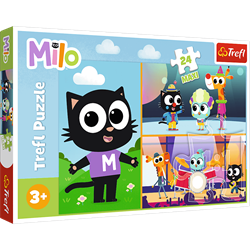 Trefl 24 Maxi - The adventures of little Milo the Cat / Dea Planeta MILO