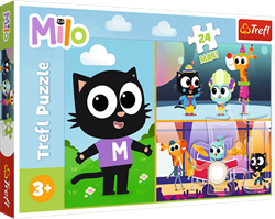 Trefl 24 Maxi - The adventures of little Milo the Cat / Dea Planeta MILO