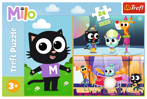 Trefl 24 Maxi - The adventures of little Milo the Cat / Dea Planeta MILO-3