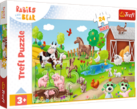 Trefl 24 Maxi - Babies on Safari / KAZSTUDIO Babies and the Bear