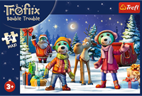 Trefl 24 Maxi - Trefliks are building a snowman / KAZSTUDIO SA The Treflik Family-3