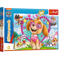 Trefl 100 Glitter - In the glow of Skye / Viacom Paw Patrol
