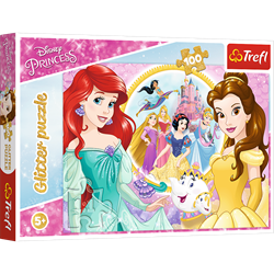 Trefl 100 Glitter - Memories of Bella and Ariel / Disney Princess