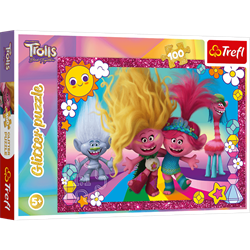 Trefl 100 Glitter - Shiny Trolls / Universal Trolls 3 (2023)