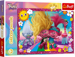 Trefl 100 Glitter - Shiny Trolls / Universal Trolls 3 (2023)