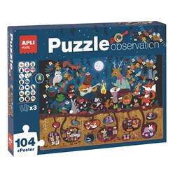 APLI - Bos Observeer Puzzel 104-delig