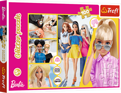 Trefl 100 Glitter - Glitter Barbie / Mattel, Barbie