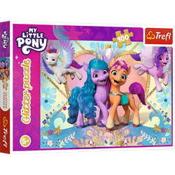 Trefl 100 Glitter - Shiny Ponies / Hasbro, My Little Ponies