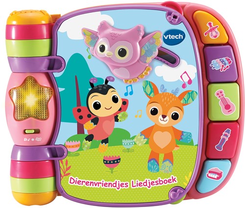 Vtech - Dierenvriendjes Liedjesboek Roze