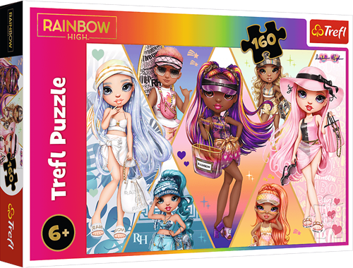 Trefl 160 - Happy friends / MGA Rainbow high
