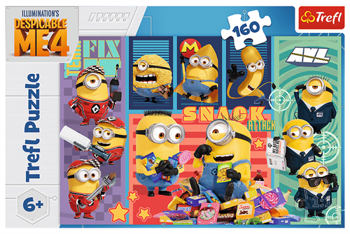 Trefl 160 - Minion's fun / Universal Despicable Me 4-3