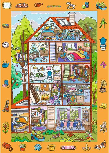 Trefl 24 Observation - Spy Guy - In the house / KAZSTUDIO SA The Treflik Family-2