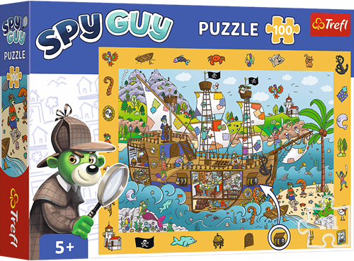 Trefl 100 Observation - Spy Guy - Pirate ship / KAZSTUDIO SA The Treflik Family