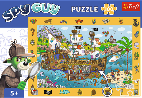 Trefl 100 Observation - Spy Guy - Pirate ship / KAZSTUDIO SA The Treflik Family-3