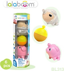 Lalaboom - Set dieren (6 st) Schaap en Varken