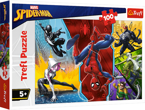 Trefl 100 - Upside down / Disney Marvel Spiderman