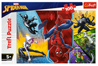 Trefl 100 - Upside down / Disney Marvel Spiderman-2
