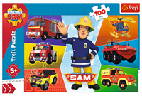 Trefl 100 - Sam's vehicles / Prism A&D Fireman Sam-2
