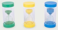 Tickit KleurBright Sand Timer Set (1, 3, 5 minuten)