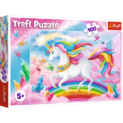 Trefl 100 - Into the crystal world of unicorns
