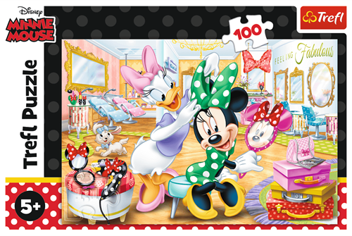 Trefl 100 - Minnie in beauty parlous / Disney Minnie-3
