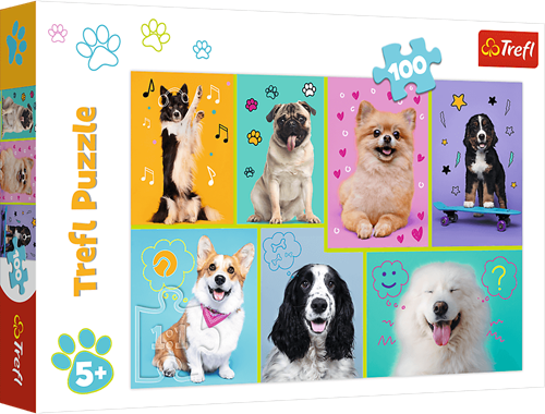 Trefl 100 - In the world of dogs