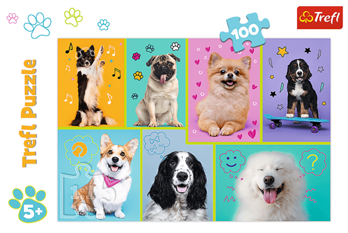 Trefl 100 - In the world of dogs-3
