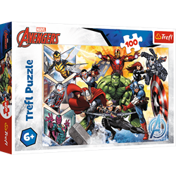 Trefl The power of the Avengers Legpuzzel 100 stuk(s) Stripfiguren