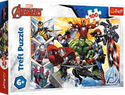 Trefl The power of the Avengers Legpuzzel 100 stuk(s) Stripfiguren