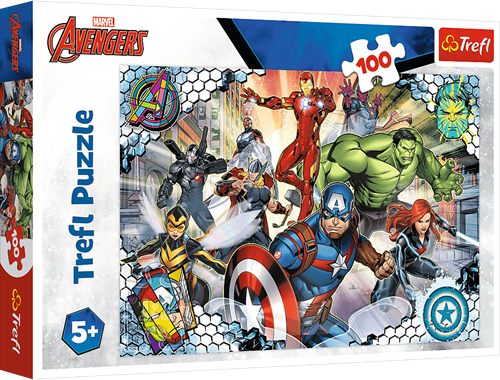 Trefl 100 - Famous Avengers / Disney Marvel The Avengers