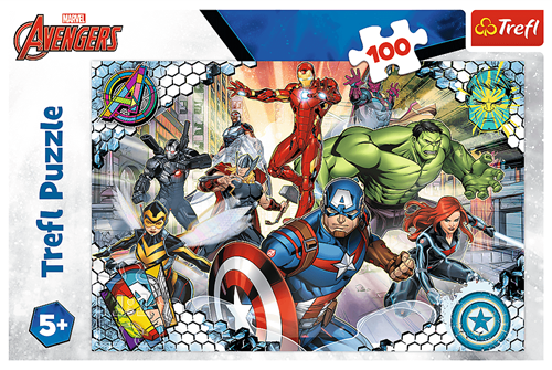 Trefl 100 - Famous Avengers / Disney Marvel The Avengers-3